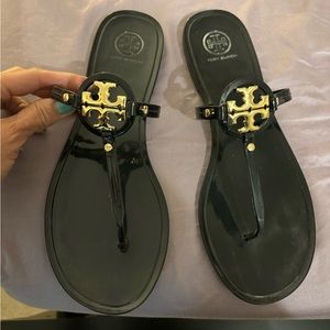 Practically Brand New Tory Burch Jelly Thong Sandals